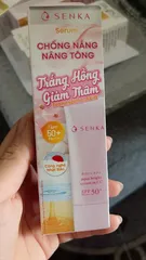 Ảnh đánh giá Kem Chống Nắng Senka Aqua Bright Serum In CC SPF 50+ PA++++ 40g - Dưỡng Da, Nâng Tông, Bảo Vệ Da Khỏe Mạnh, Phù Hợp Với Da Khô