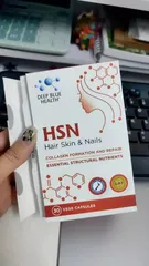 Ảnh đánh giá Viên uống đẹp da, tóc, móng HSN Hair Skin & Nails - Hỗ trợ tăng sinh collagen, dưỡng ẩm và nuôi dưỡng tóc khỏe mạnh - Deep Blue Health 30 viên