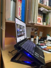 Ảnh đánh giá Đế Tản Nhiệt Laptop Sidotech Q100 - Hỗ Trợ 12-17 inch với Quạt Chống Ồn và 2 Cổng USB, Thiết Kế Kim Loại Chắc Chắn