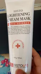 Ảnh đánh giá (Hàng nhập khẩu) Mặt Nạ Ủ Trắng Da Histolab Histo Lightening Cream Mask - Dưỡng Trắng, Cải Thiện Sắc Tố Da, Phù Hợp Mọi Loại Da, 250g