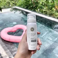 Ảnh đánh giá Bọt Chống Nắng Trắng Da Weilaiya Protective Sunscreen Mousse SPF 30+ - Dưỡng Trắng, Bảo Vệ Da Khỏi Tia UV, Không Nhờn Rít, 80ml