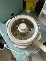 Ảnh đánh giá Nồi Lẩu Điện Đa Năng Bear SB-NL25L 1000W - Thiết Kế Tách Rời, Dễ Vệ Sinh, Nấu Lẩu, Hấp, Chiên, Rán, Xào Thực Phẩm Nhanh Chóng