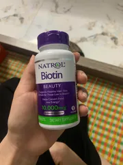 Ảnh đánh giá Viên Uống Mọc Tóc Natrol Biotin 10000 mcg Mỹ - Hỗ Trợ Rụng Tóc, Tóc Khỏe Mạnh, 100 Viên, Vitamin B7 Hữu Ích