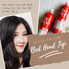 Review dầu gội Bed Head Tigi đỏ dùng cho tóc gì? Giá bao nhiêu?
