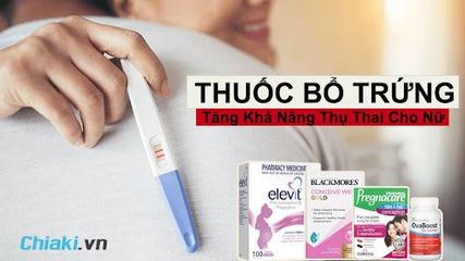 Top 11 Thuốc Bổ Trứng Tăng Khả Năng Thụ Thai Cho Nữ Tốt Nhất Hiện Nay