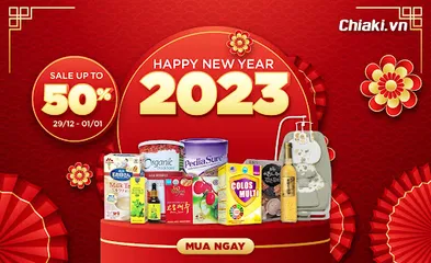 Happy New Year 2023 - Chiaki.vn Giảm Tới 50%