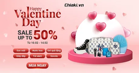 Chiaki Sale Up To Valentine 14/02 giảm đến 50%