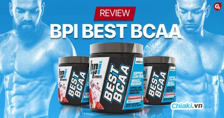 Đánh giá BPI Sports Best BCAA- phục hồi cơ “thần tốc” cho dân tập luyện