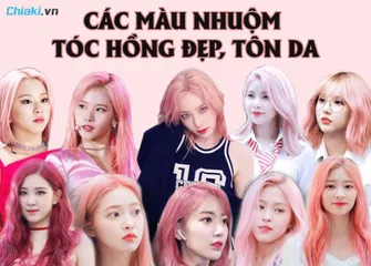 TOP 20 màu nhuộm tóc hồng đẹp cực tôn da, thịnh hành năm 2024