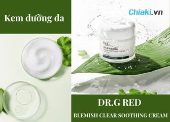 Review kem dưỡng Dr.G R.E.D Blemish Clear Cream phục hồi da 