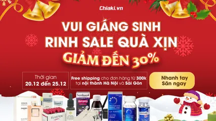 Chiaki Sale đón Giáng Sinh Ring quà xịn, Giảm đến 30%