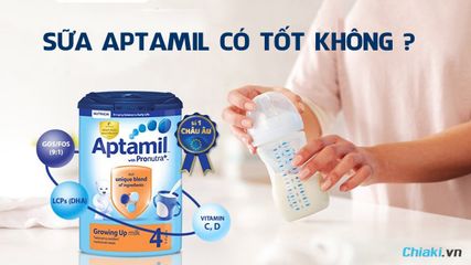Đánh giá sữa Aptamil có tốt không? Bé uống có tăng cân không?