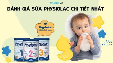 Đánh giá sữa Physiolac có tốt không? Có giúp trẻ tăng cân không?