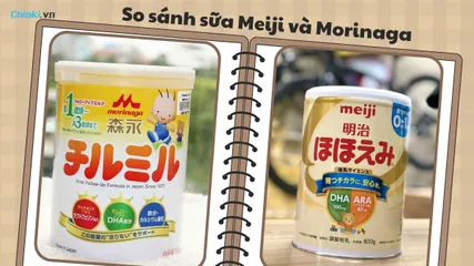 So sánh sữa Meiji và Morinaga - Chọn sữa nào tốt hơn?