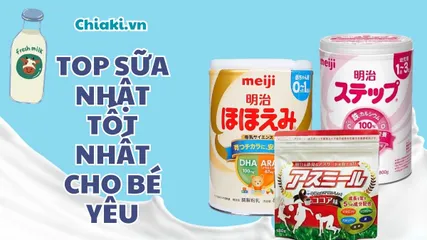 Top 5 loại sữa Nhật tốt nhất cho bé yêu phát triển toàn diện