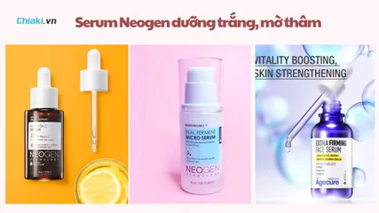Review top 6 serum Neogen dưỡng trắng, mờ thâm hiệu quả cho từng loại da