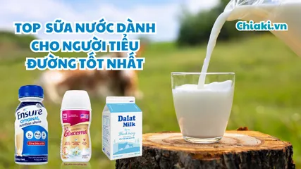 Top 5 sữa nước dành cho người tiểu đường tốt nhất