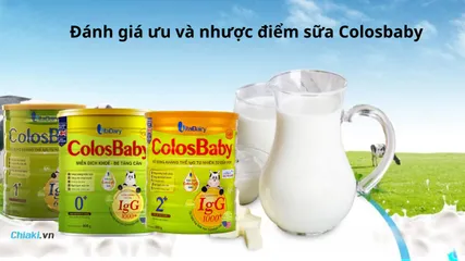 Đánh giá ưu và nhược điểm sữa Colosbaby giúp bé phát triển toàn diện