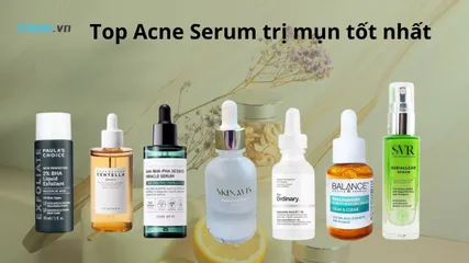 Top 10 Acne Serum tốt nhất hiện nay được các bác sĩ khuyên dùng