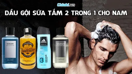 Top 10 dầu gội sữa tắm 2 trong 1 cho nam cao cấp, được yêu thích 2024