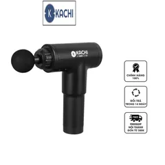 Máy Massage Cầm Tay Kachi MK340 - Thiết Bị Massage Trị Liệu Với 4 Đầu Massage, 6 Tốc Độ Tùy Chỉnh, Giảm Đau, Thư Giãn Cơ Thể
