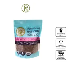 Hạt Chia Hữu Cơ Real Food 1000g - Dinh Dưỡng Tốt Cho Sức Khỏe Tim Mạch, Tiêu Hóa, Hỗ Trợ Giảm Cân, Dùng Nguyên Liệu Nấu Ăn