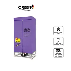 Tủ sấy quần áo Creen CR-TS160 1500W - Thiết kế hiện đại, sấy 15kg quần áo trong 1 giờ, tiện lợi cho gia đình, khử mùi hiệu quả