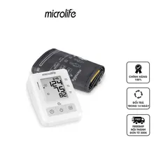Máy Đo Huyết Áp Bắp Tay Microlife B2 Basic - Đo Huyết Áp và Nhịp Tim Tự Động, Bộ Nhớ 30 Lần, Thiết Kế Gọn Nhẹ, Dễ Sử Dụng