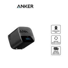 Củ sạc Anker Gen 2 30W A2639 PD/PPS - Sạc nhanh Type C cho iPhone và thiết bị điện tử - Thiết kế nhỏ gọn, tiện dụng
