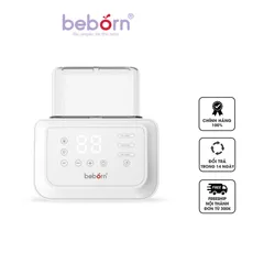 Máy Hâm Sữa Tiệt Trùng Beborn Duppio 1 DBW01TN - Hâm Sữa, Hâm Nóng Thức Ăn, Tiệt Trùng 2 Bình Tiện Lợi Cho Bé