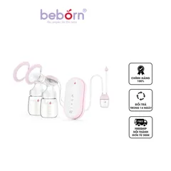 Máy Hút Sữa Điện Đôi Beborn BP03 - 2in1 Thông Minh Kèm Hút Mũi, Tiện Lợi Cho Mẹ Và Bé, Công Nghệ Hiện Đại, Dễ Dàng Sử Dụng