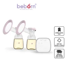 Máy Hút Sữa Điện Đôi Beborn BP02#ED, 3 Chế Độ Hoạt Động, Dung Lượng Pin 2500mAh, Phễu Silicon & Polypropylen, Thiết Kế Thông Minh