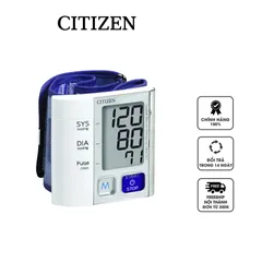 Máy Đo Huyết Áp Điện Tử Cổ Tay Citizen CH-657 - Thiết Bị Y Tế Chính Xác, Nhớ 90 Kết Quả, Màn Hình LCD Rõ Nét