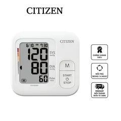 Máy Đo Huyết Áp Bắp Tay Citizen CHUG330 - Kỹ Thuật Cao, Kết Quả Chính Xác, Dễ Dàng Sử Dụng, Thích Hợp Cho Gia Đình