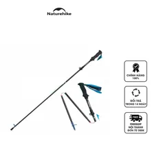 Gậy Leo Núi Chuyên Dụng Xếp Gọn ST07 Naturehike NH18D010-Z - Gậy Trekkings Chất Liệu Carbon Bền Bỉ, Kích Thước Gấp Gọn 37cm