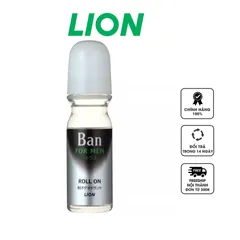 Lăn Khử Mùi Nam Lion Ban For Men Roll On - Kháng Khuẩn, Ngăn Mồ Hôi 24h, Hương Cam Chanh Tươi Mát, Dùng Cho Nam