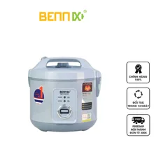 Nồi cơm điện Bennix BN-012NK 1.2L - Thiết kế nhỏ gọn dành cho 2-4 người, công suất 500W, nấu cơm nhanh và ngon.