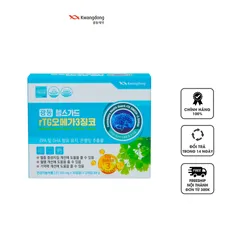 Viên uống bổ não Kwangdong rTG Omega 3 - Tăng cường trí nhớ và giảm căng thẳng - 60 viên hỗ trợ sức khỏe tâm thần
