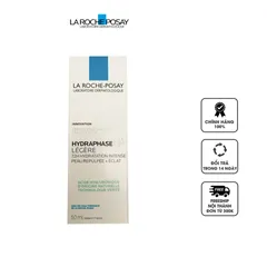 Kem Dưỡng Ẩm La Roche-Posay Hydraphase HA Legere 72h - Dưỡng Da Chống Khô, Thích Hợp Mọi Loại Da, Không Parabens, 50ml