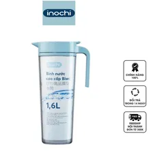 Bình đựng nước nhựa nguyên sinh Inochi Biwa 1.2L - Chống tràn, chịu nhiệt - Đồ gia dụng tiện ích nhà bếp