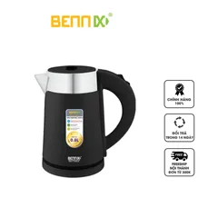 Ấm siêu tốc mini 2 lớp Bennix BN-008EK 0.8L - Thiết kế sang trọng, đun nước nhanh chóng, an toàn cho gia đình nhỏ và văn phòng