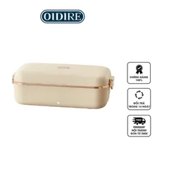 Hộp cơm cắm điện OIDIRE ODI-FH21 800ml - Nắp chống tràn, hâm nóng nhanh 10-15 phút, khay inox cao cấp, dung tích hoàn hảo cho bữa ăn.