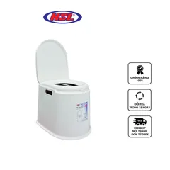 Bô Vệ Sinh Di Động Song Long Cho Người Già - Chất Liệu Cao Cấp, Chịu Tải 100kg, Thiết Kế Tiện Lợi Dành Cho Người Khó Khăn Về Đi Lại