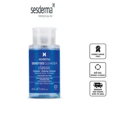 Nước Tẩy Trang Sesderma Sensyses Cleanser Classic 200ml - Làm Sạch Dịu Nhẹ Cho Da Nhạy Cảm, Loại Bỏ Tạp Chất Trang Điểm Và Ô Nhiễm