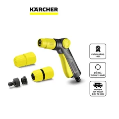 Bộ Vòi Phun Tưới Cây Đa Năng Karcher - Chức Năng Phun Xòe & Tia Thẳng, Chất Liệu HDPE Bền Bỉ, Tiện Lợi Cho Làm Vườn