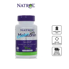 Natrol Sleep 10mg - Viên uống hỗ trợ cải thiện giấc ngủ