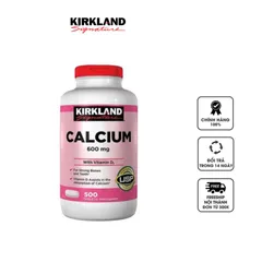 Viên uống hỗ trợ bổ sung Calcium + D3 của Kirkland