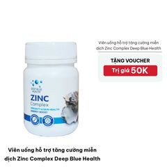 [Tặng Voucher 50K] Viên uống hỗ trợ tăng cường miễn dịch Zinc Complex Deep Blue Health