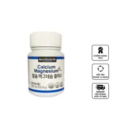 Viên uống Nutrionelife Calcium Magnesium Plus hỗ trợ bổ sung canxi