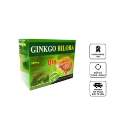 Viên uống Ginkgo Biloba Q10 Natural 360mg xanh lá
